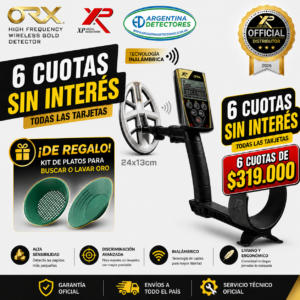 XP ORX - Detector de Metales para Oro y Monedas en Argentina
