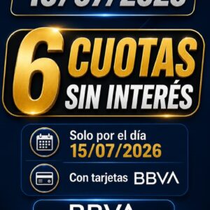 6 CUOTAS SIN INTERES