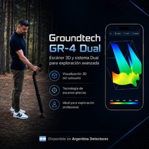 Groundtech GR-4 Dual escáner 3D y detector PI